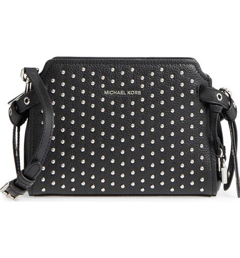 michael kors messenger bag for women|Michael Kors studded crossbody bag.